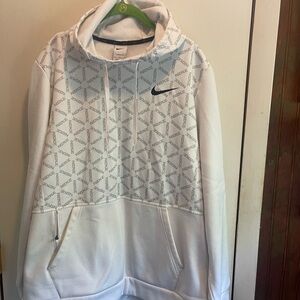 Men’s Nike white hoodie